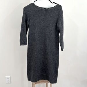 Straight cut cashmere dress
